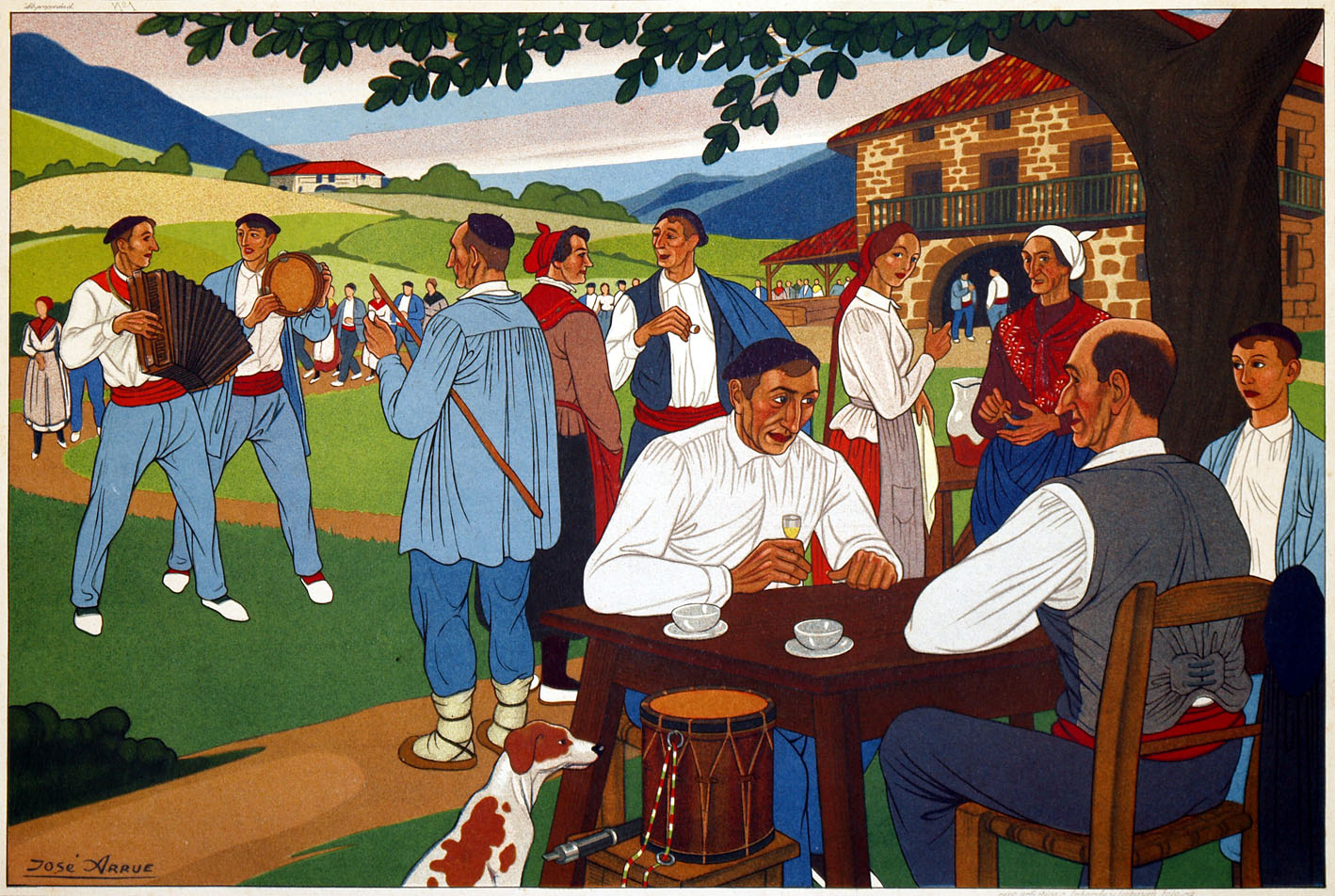 Romería del pintor Arrue Romería del pintor Arrue